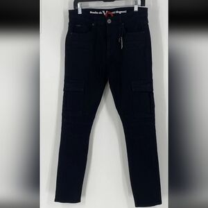 Versace Mens Black Studio V Vestiti Eleganti skinny Jeans Size 30X32 new